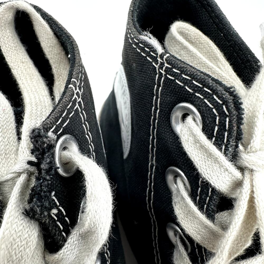 Converse Chuck Taylor All Star Lugged Sneakers Platform High Top Lace Up Black 7 - Picture 7 of 8